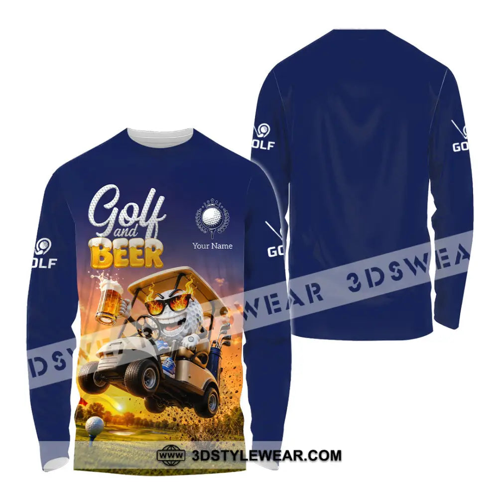 Unisex Shirt - Custom Golf And Free Shirt - Long Sleeve Shirt / S - T-shirt