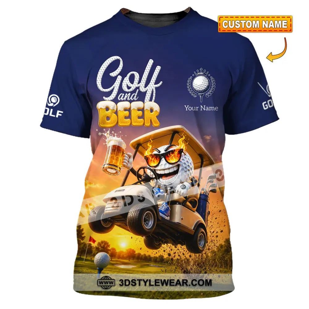 Unisex Shirt - Custom Golf And Free Shirt - T-shirt