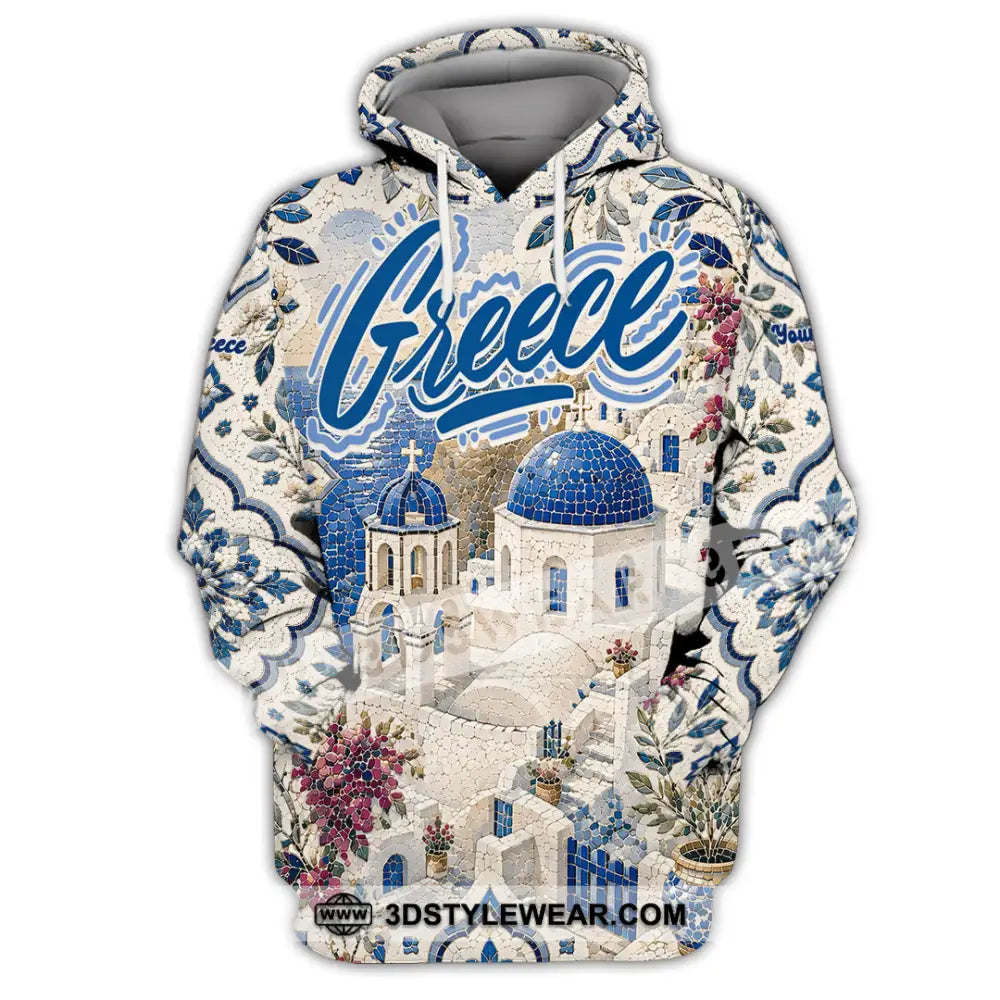 Unisex Shirt - Custom Greece Shirt - Hoodie / S - T-shirt