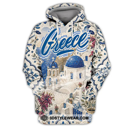 Unisex Shirt - Custom Greece Shirt - Hoodie / S - T-shirt