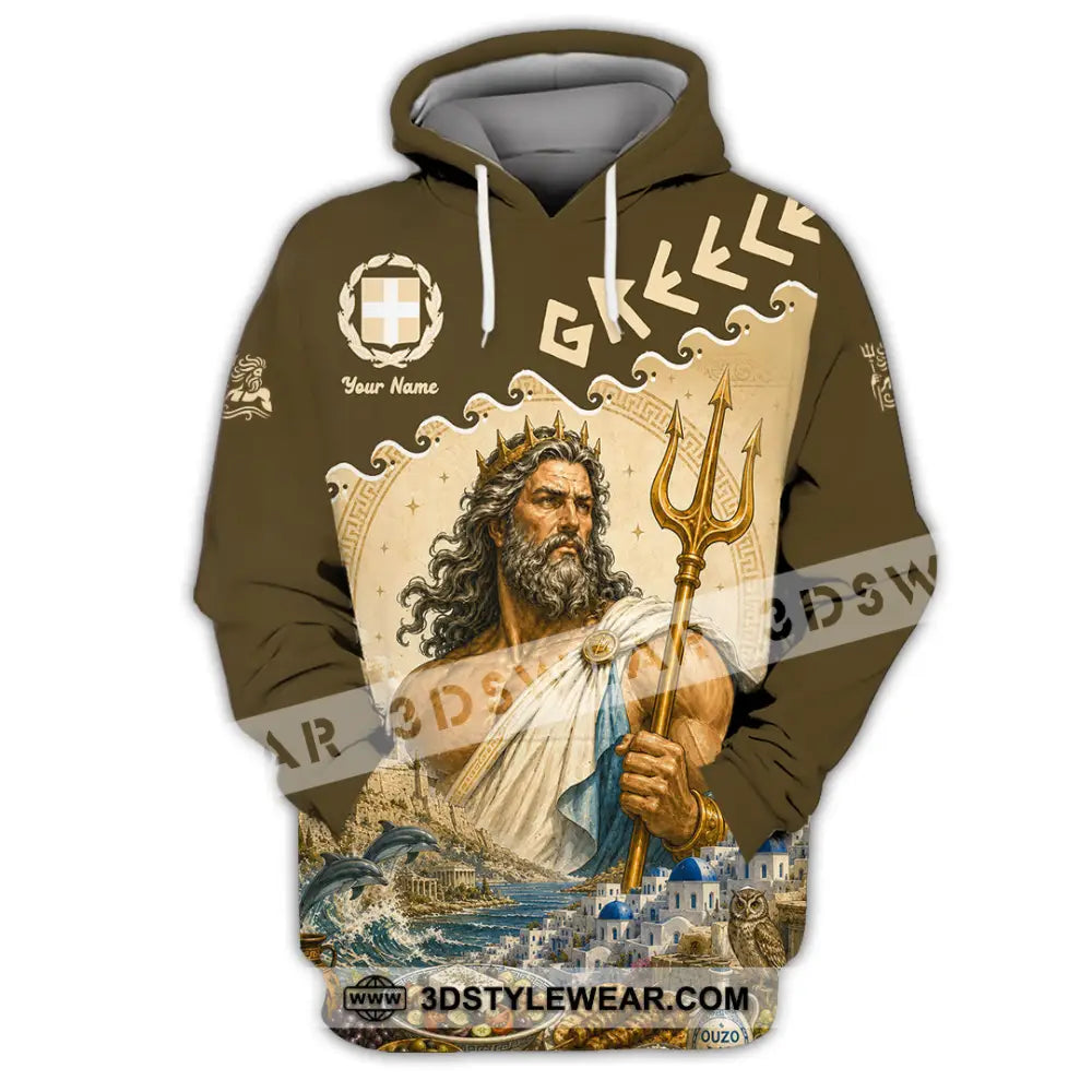 Unisex Shirt - Custom Greece Shirt - Hoodie / S - T-shirt