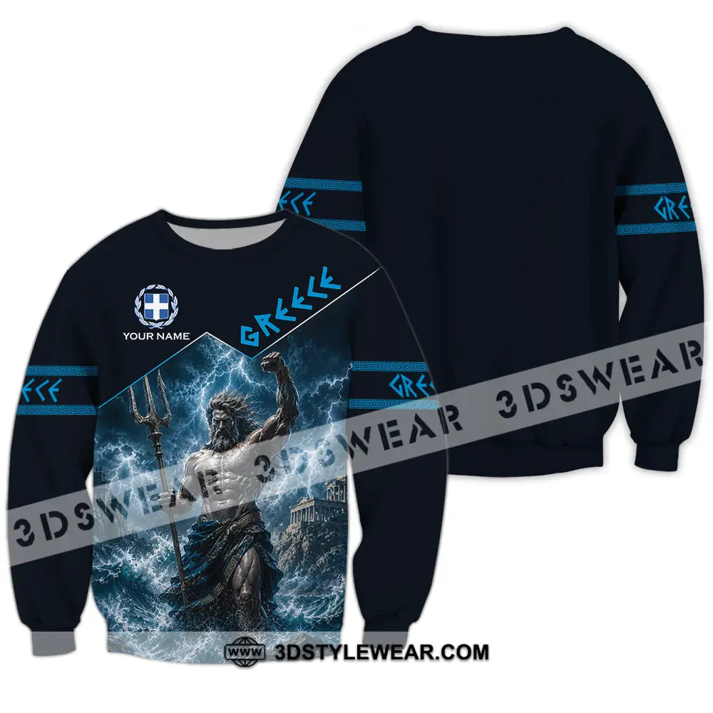 Unisex Shirt - Custom Greece Shirt - Long Sleeve / S - T-shirt