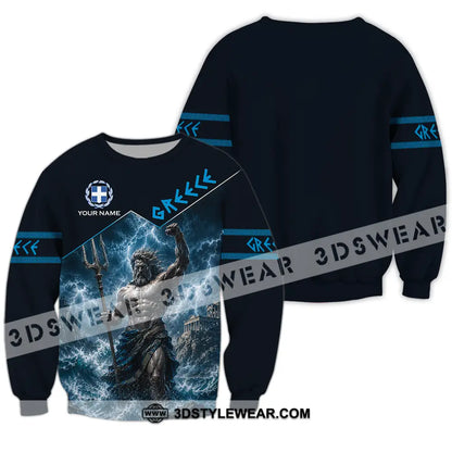 Unisex Shirt - Custom Greece Shirt - Long Sleeve / S - T-shirt