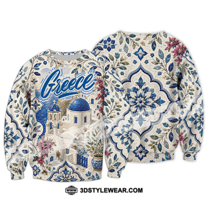 Unisex Shirt - Custom Greece Shirt - Long Sleeve / S - T-shirt
