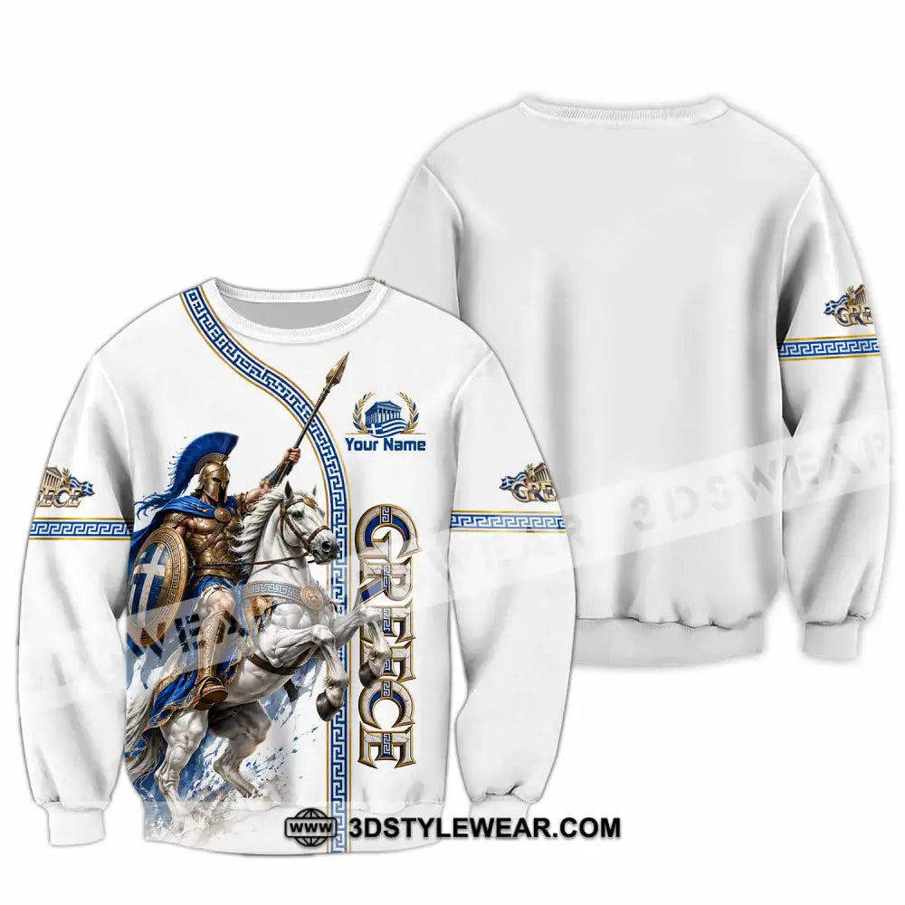 Unisex Shirt - Custom Greece Shirt - Long Sleeve / S - T-shirt