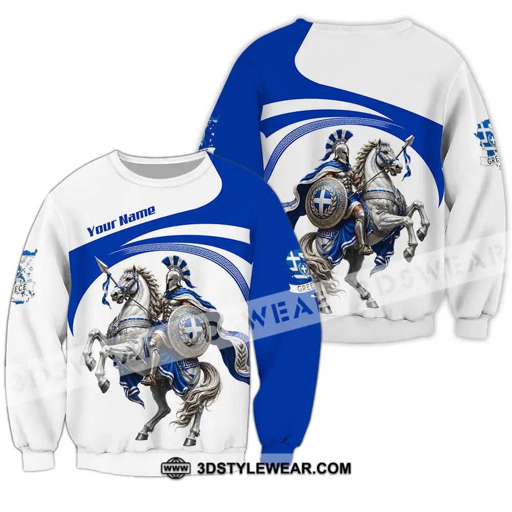 Unisex Shirt - Custom Greece Shirt - Long Sleeve / S - T-shirt