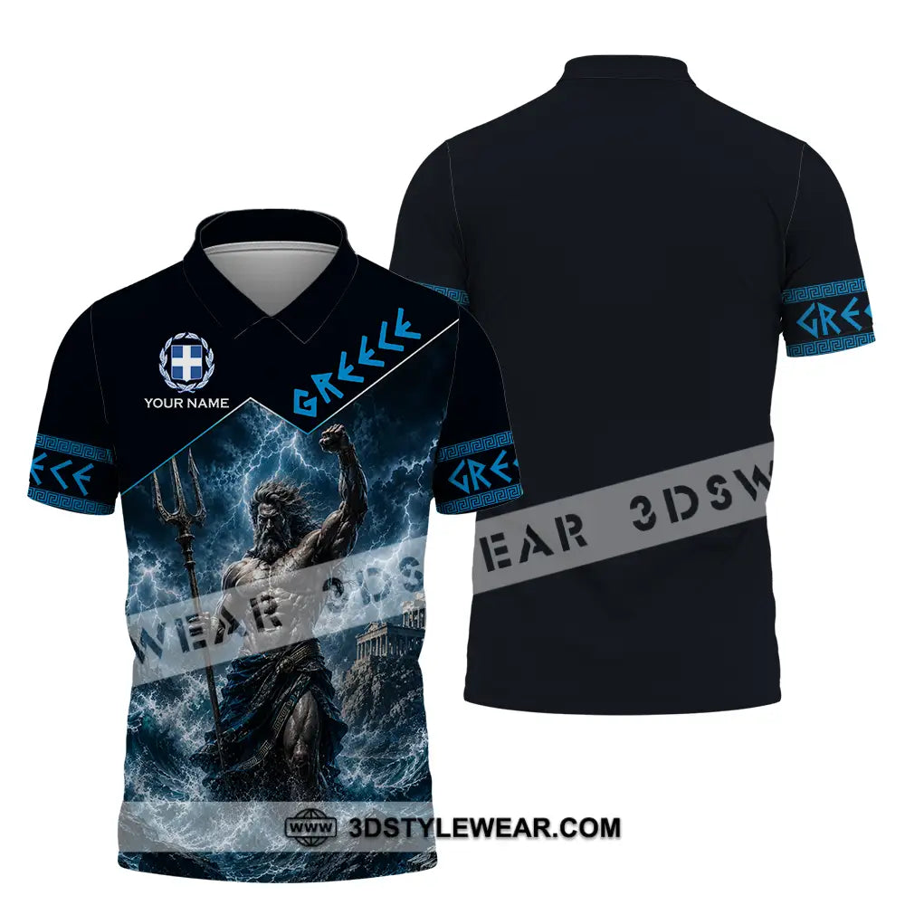 Unisex Shirt - Custom Greece Shirt - Polo Shirt / S - T-shirt