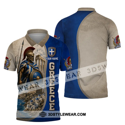 Unisex Shirt - Custom Greece Shirt - Polo Shirt / S - T-shirt