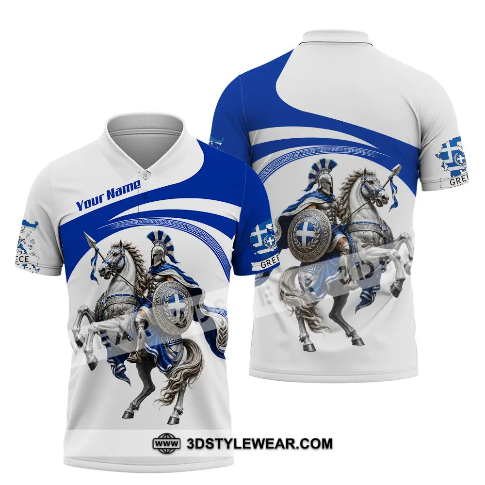 Unisex Shirt - Custom Greece Shirt - Polo Shirt / S - T-shirt