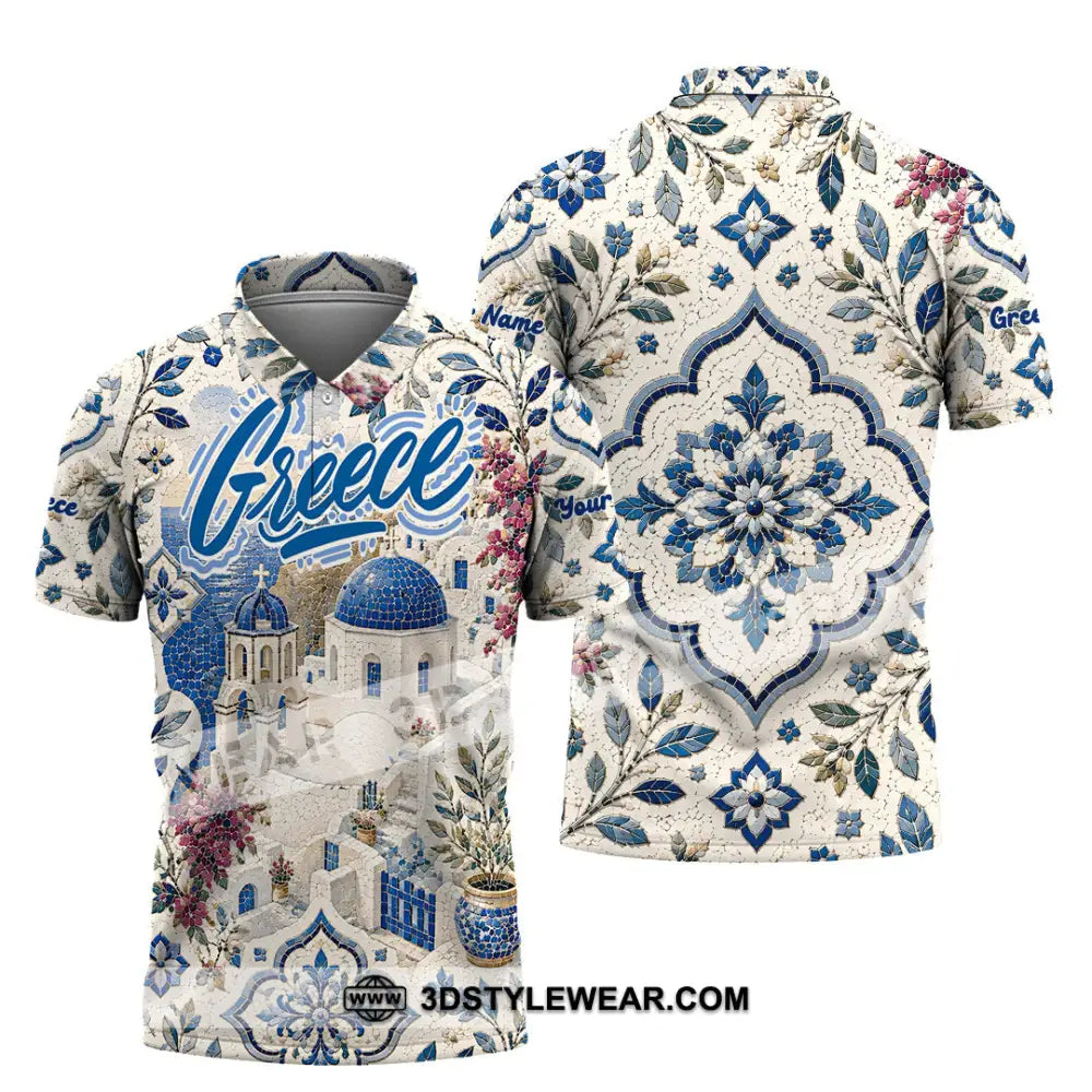 Unisex Shirt - Custom Greece Shirt - Polo Shirt / S - T-shirt