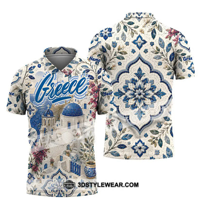 Unisex Shirt - Custom Greece Shirt - Polo Shirt / S - T-shirt