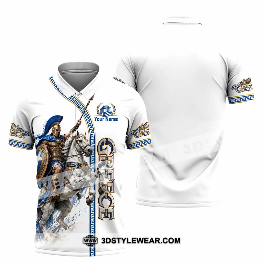 Unisex Shirt - Custom Greece Shirt - Polo Shirt / S - T-shirt