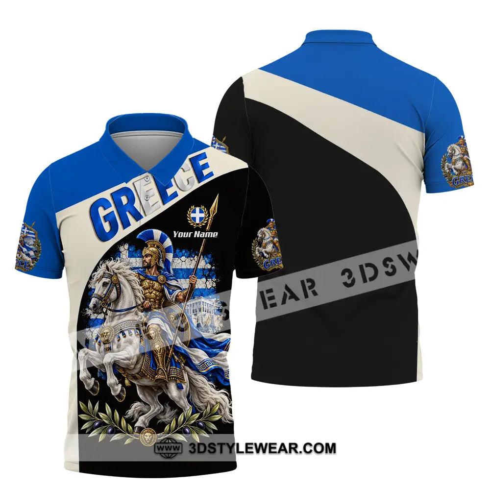 Unisex Shirt - Custom Greece Shirt - Polo Shirt / S - T-shirt
