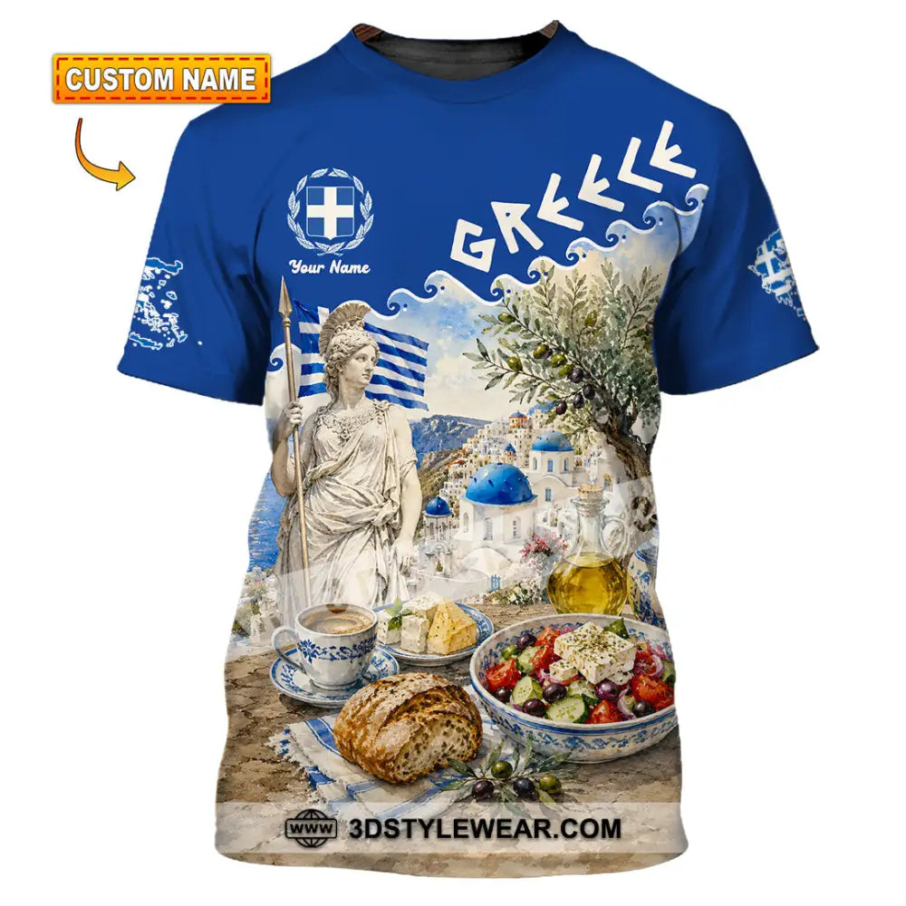 Unisex Shirt - Custom Greece Shirt - T-shirt
