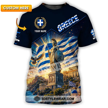 Unisex Shirt - Custom Greece Shirt - T-shirt