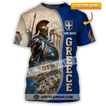 Unisex Shirt - Custom Greece Shirt - T-shirt