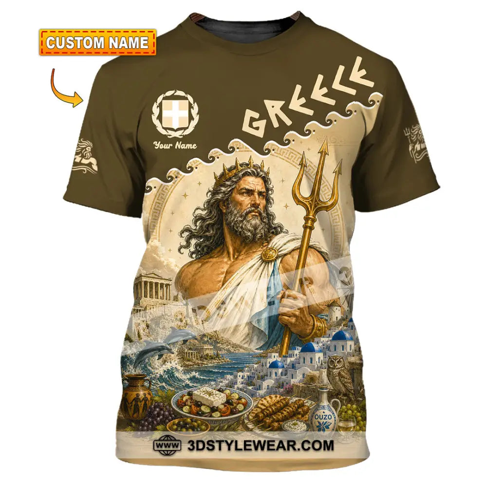 Unisex Shirt - Custom Greece Shirt - T-shirt