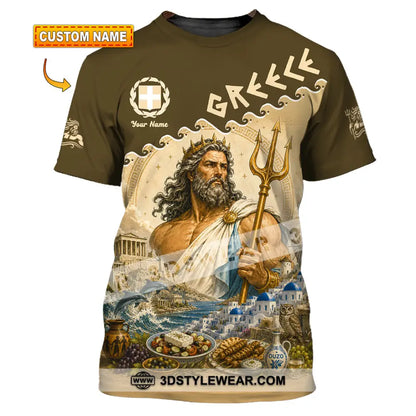 Unisex Shirt - Custom Greece Shirt - T-shirt