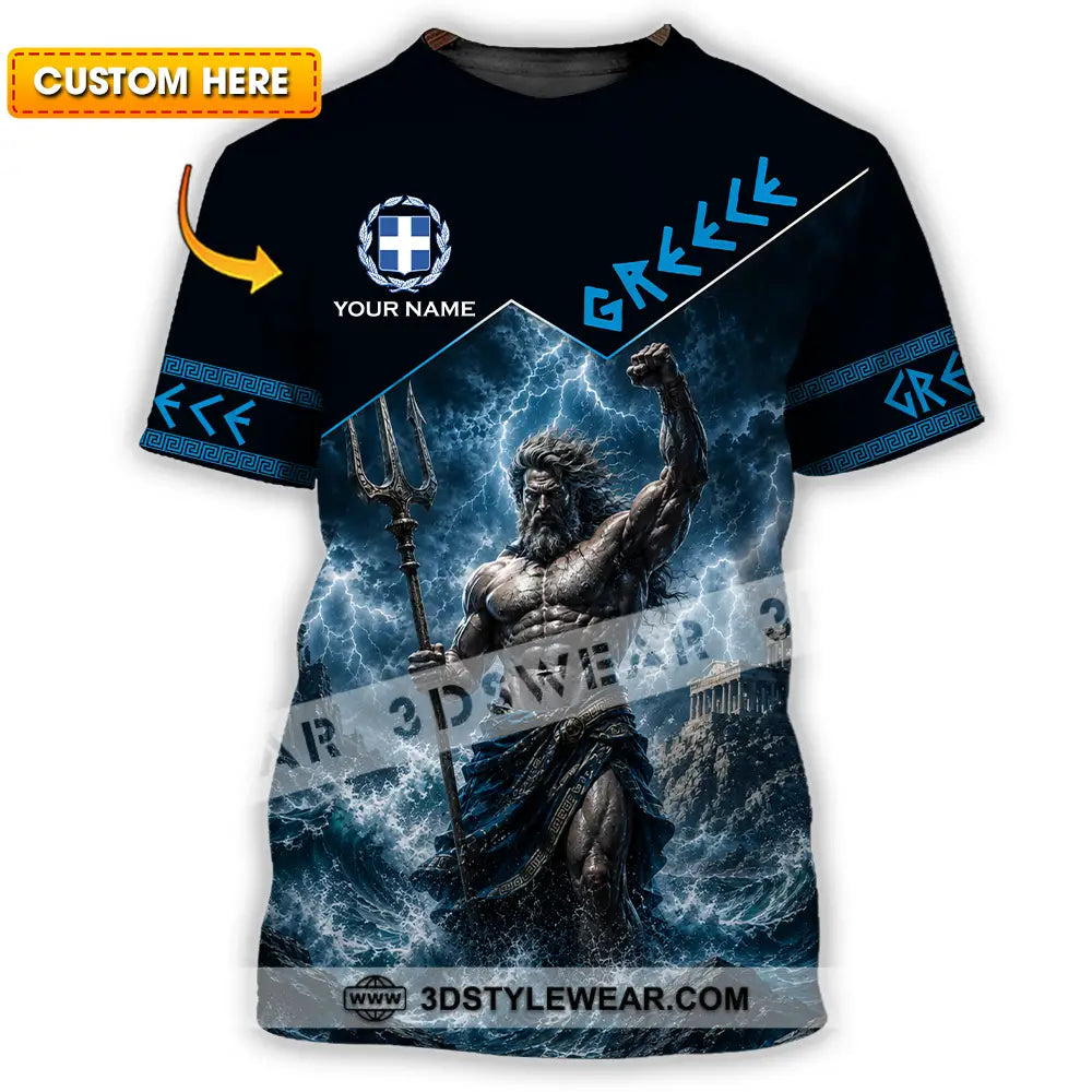 Unisex Shirt - Custom Greece Shirt - T-shirt