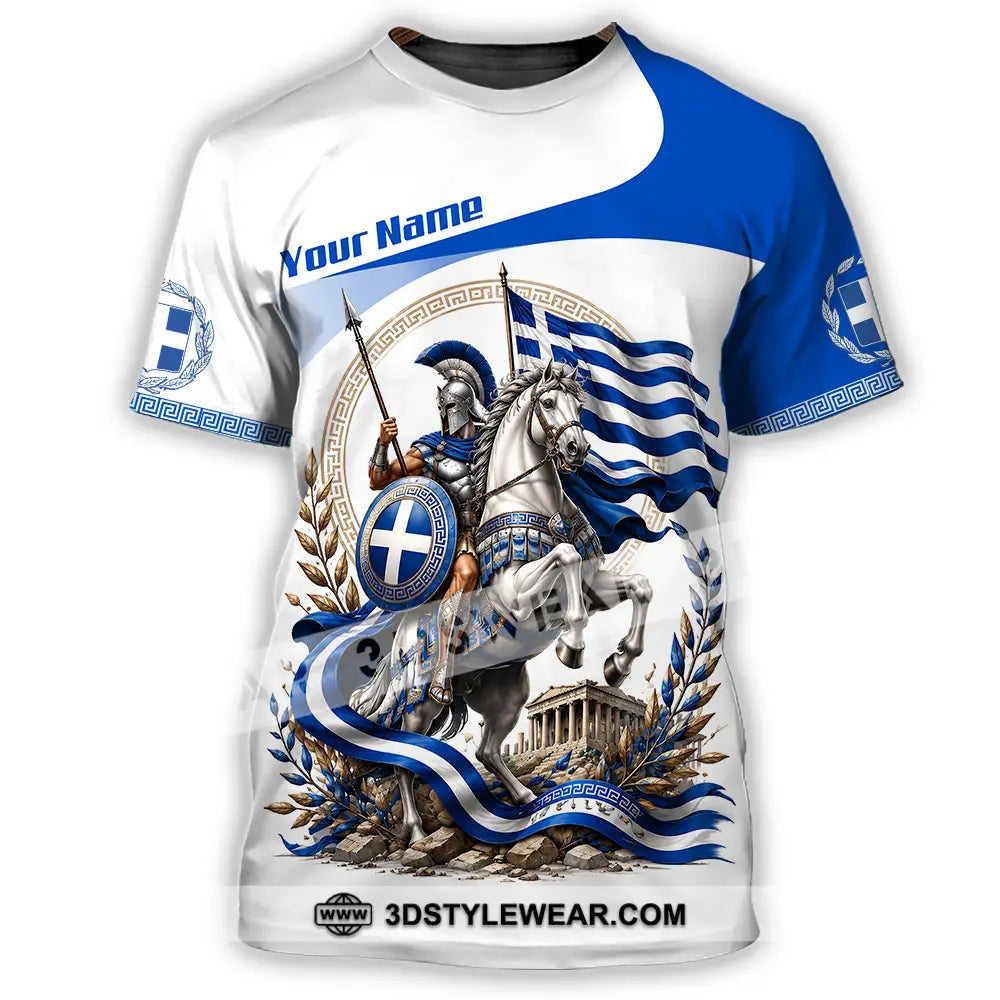 Unisex Shirt - Custom Greece Shirt - T-Shirt / S - T-shirt