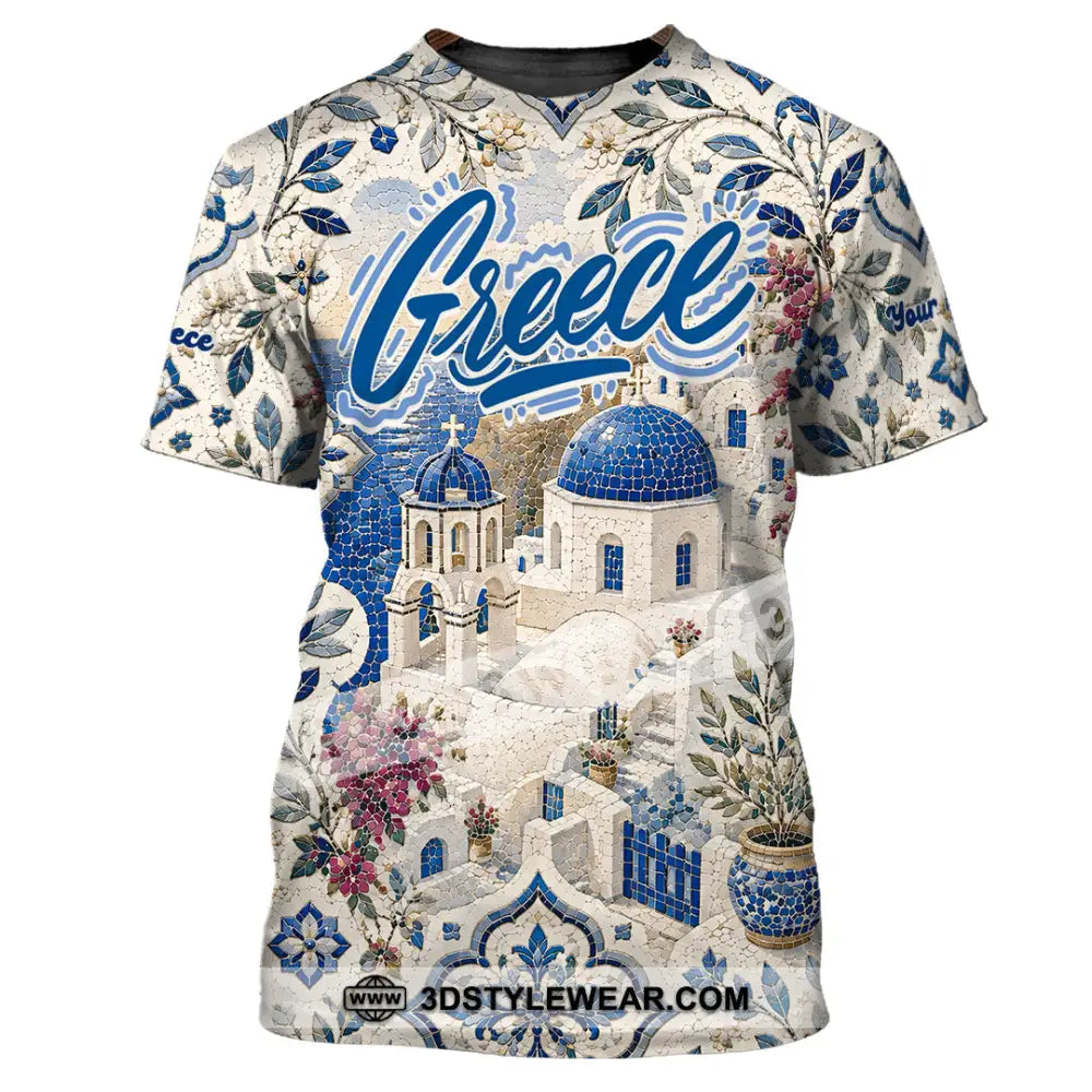 Unisex Shirt - Custom Greece Shirt - T-Shirt / S - T-shirt