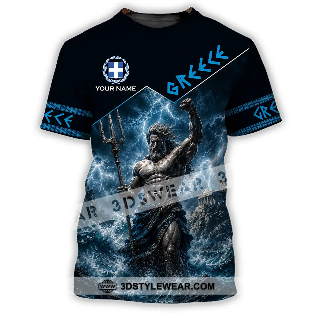 Unisex Shirt - Custom Greece Shirt - T-Shirt / S - T-shirt