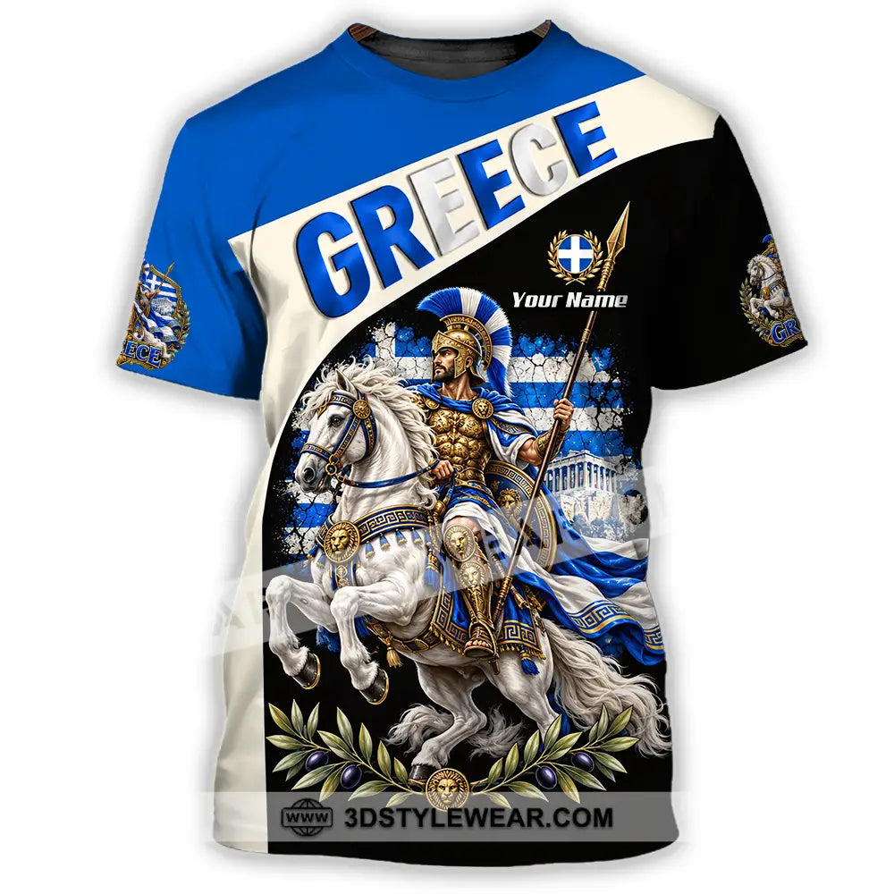 Unisex Shirt - Custom Greece Shirt - T-Shirt / S - T-shirt