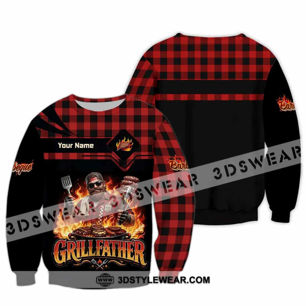 Unisex Shirt - Custom Grillfather Shirt - Long Sleeve / S - T-shirt