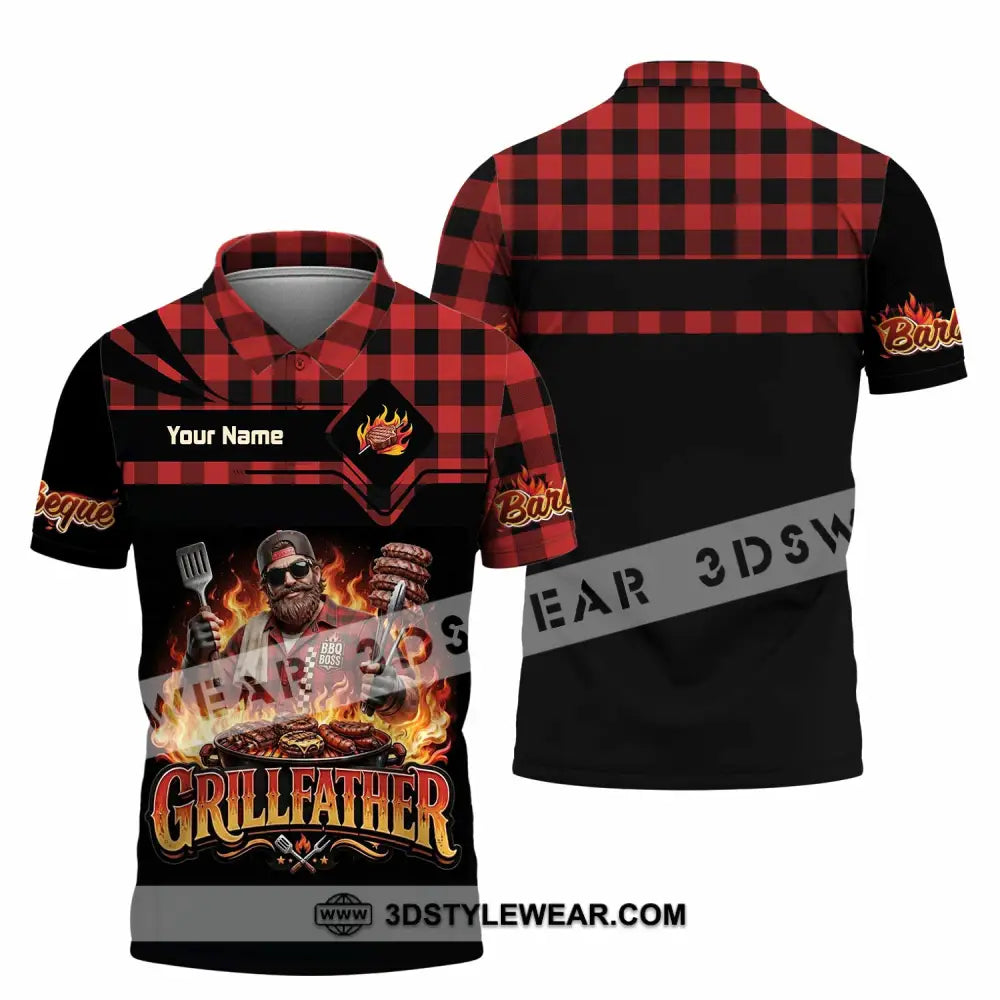 Unisex Shirt - Custom Grillfather Shirt - Polo Shirt / S - T-shirt