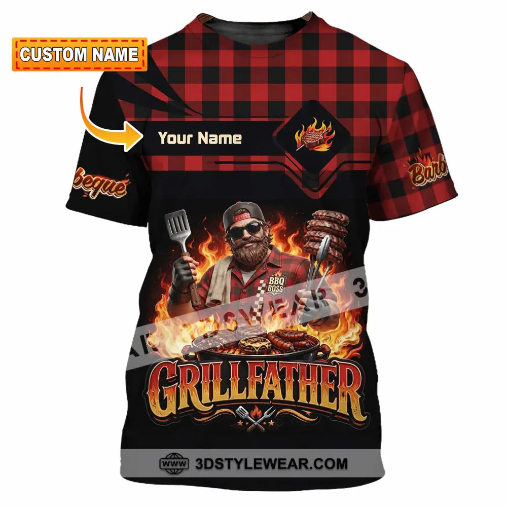 Unisex Shirt - Custom Grillfather Shirt - T-shirt