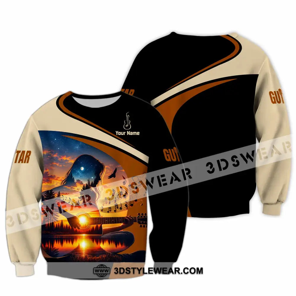 Unisex Shirt - Custom Guitar Shirt - Long Sleeve / S - T-shirt