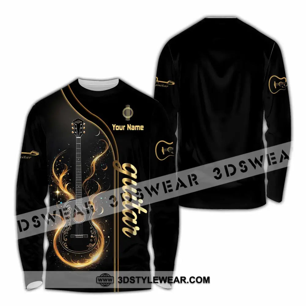 Unisex Shirt - Custom Guitar Shirt - Long Sleeve Shirt / S - T-shirt