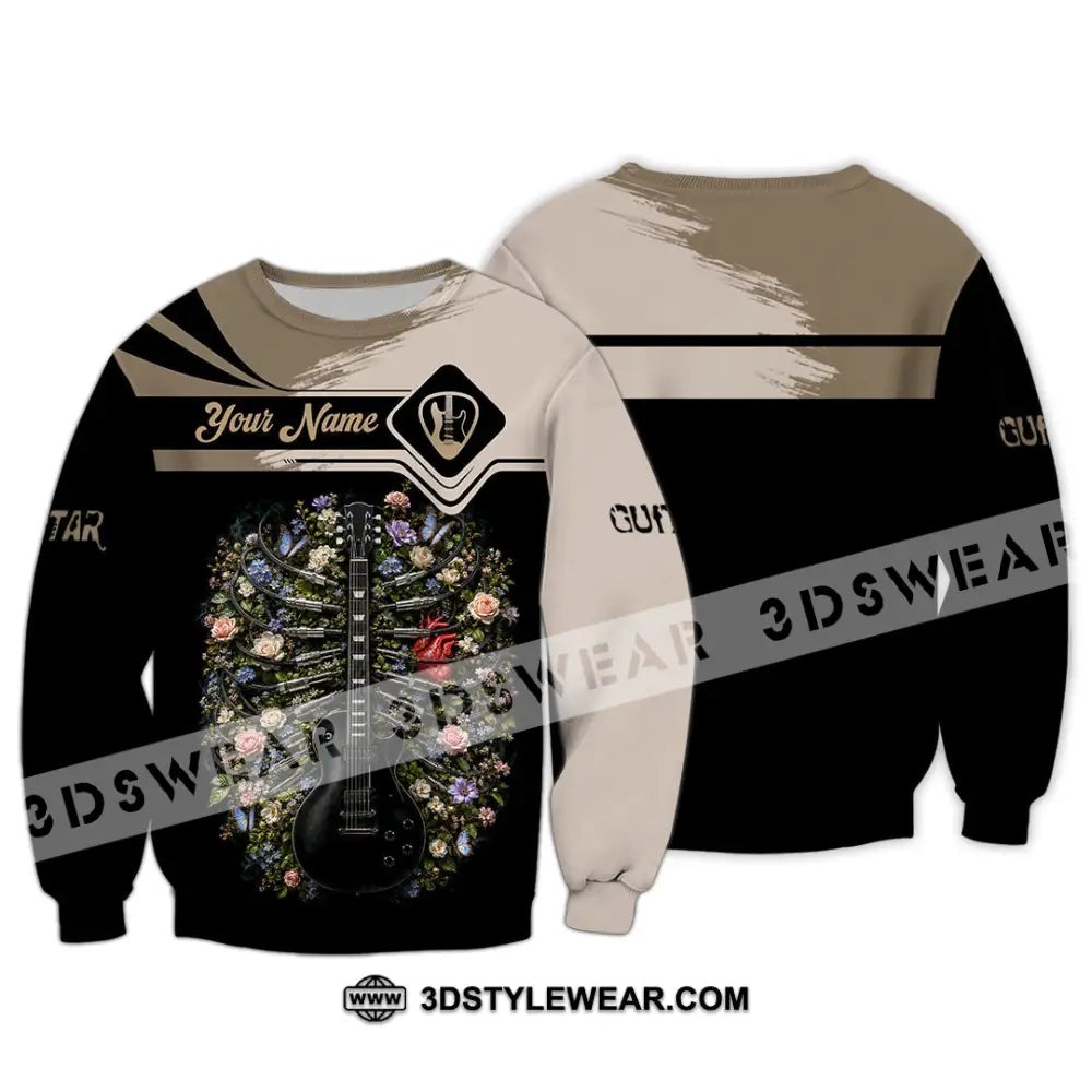 Unisex Shirt - Custom Guitar Shirt - Long Sleeve / S - T-shirt