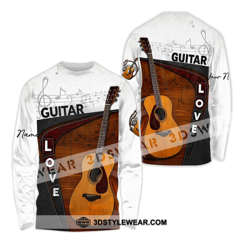 Unisex Shirt - Custom Guitar Shirt - Long Sleeve Shirt / S - T-shirt