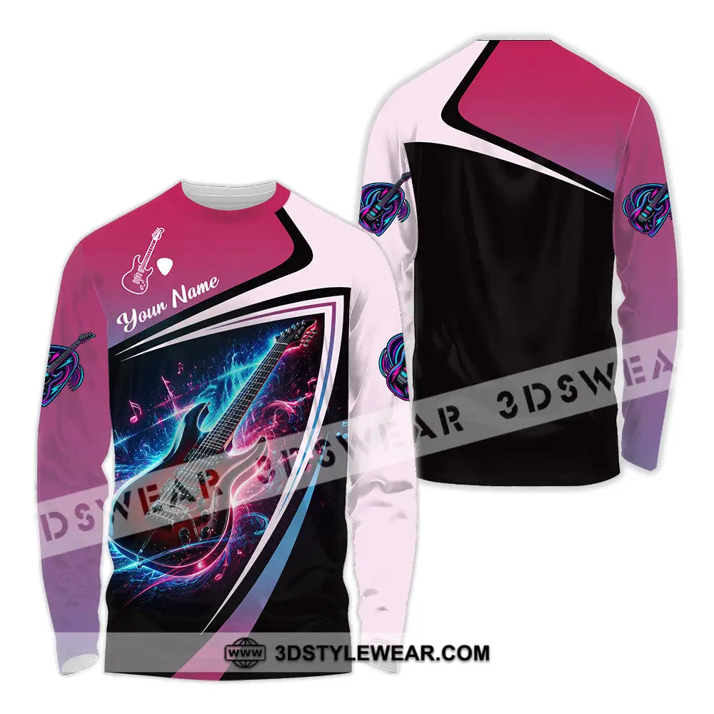 Unisex Shirt - Custom Guitar Shirt - Long Sleeve Shirt / S - T-shirt