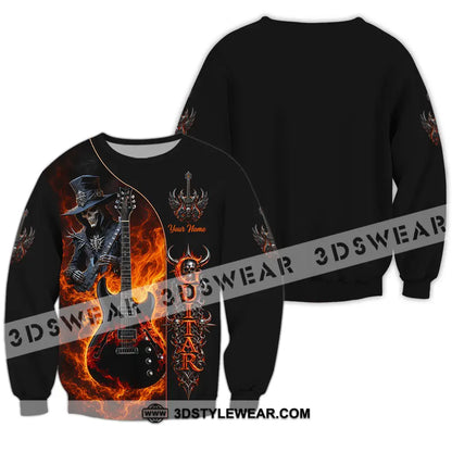 Unisex Shirt - Custom Guitar Shirt - Long Sleeve / S - T-shirt