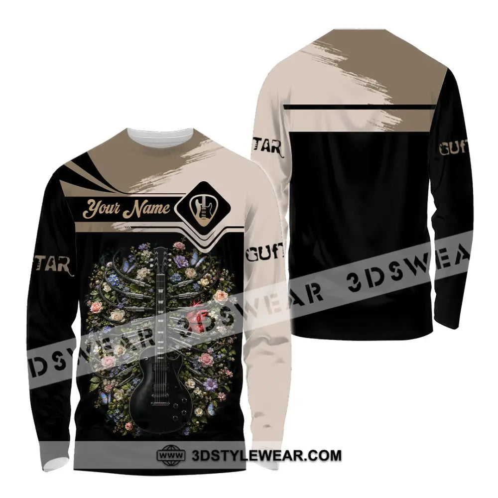 Unisex Shirt - Custom Guitar Shirt - Long Sleeve Shirt / S - T-shirt