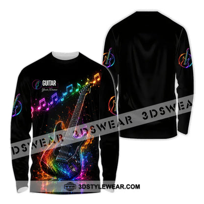 Unisex Shirt - Custom Guitar Shirt - Long Sleeve Shirt / S - T-shirt