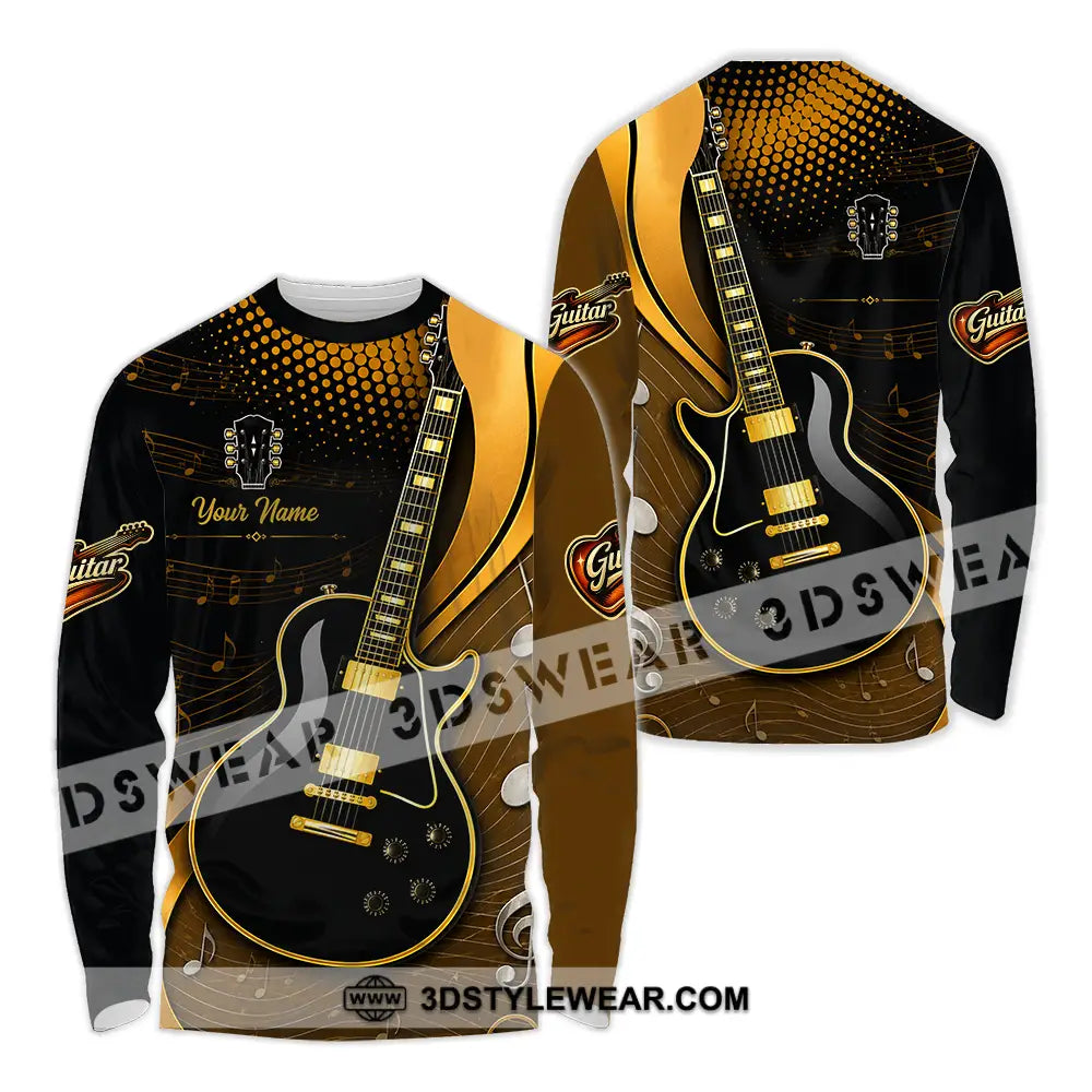 Unisex Shirt - Custom Guitar Shirt - Long Sleeve Shirt / S - T-shirt