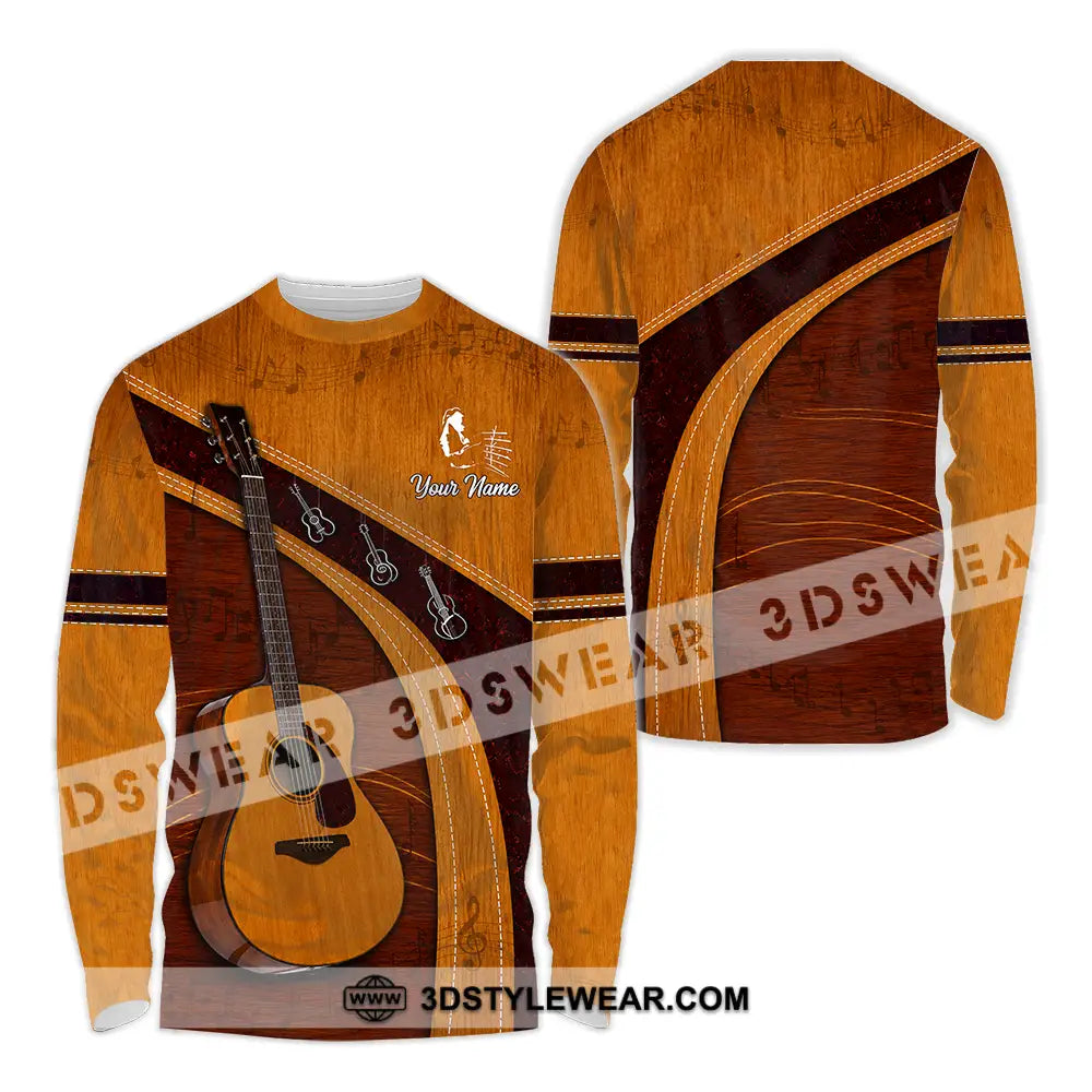 Unisex Shirt - Custom Guitar Shirt - Long Sleeve Shirt / S - T-shirt