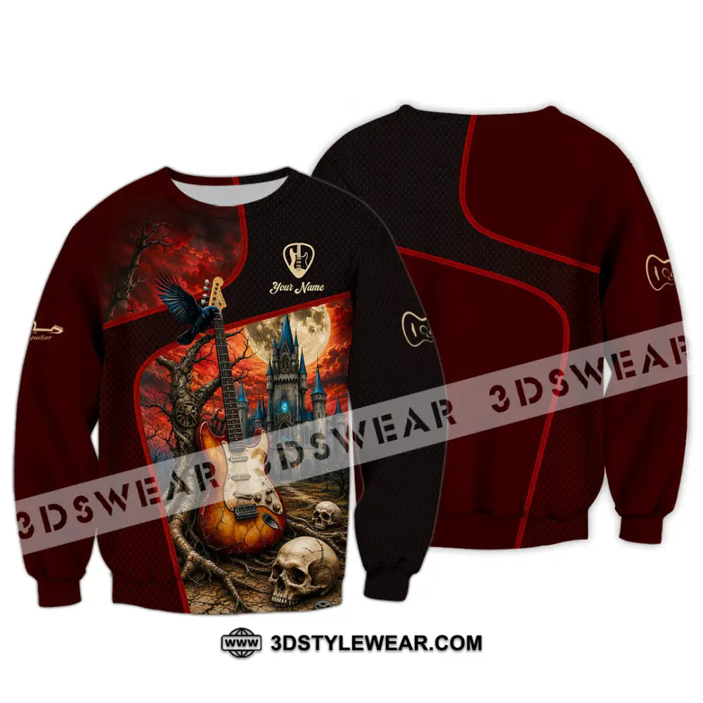 Unisex Shirt - Custom Guitar Shirt - Long Sleeve / S - T-shirt