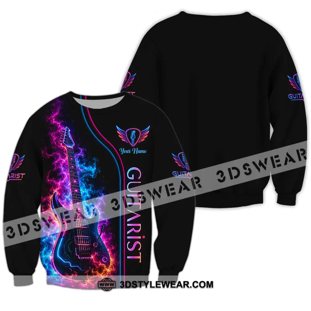 Unisex Shirt - Custom Guitar Shirt - Long Sleeve / S - T-shirt