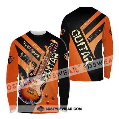 Unisex Shirt - Custom Guitar Shirt - Long Sleeve Shirt / S - T-shirt