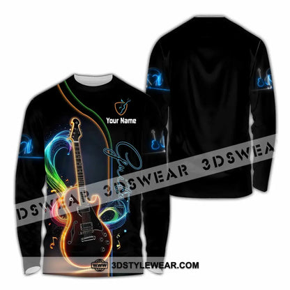 Unisex Shirt - Custom Guitar Shirt - Long Sleeve Shirt / S - T-shirt
