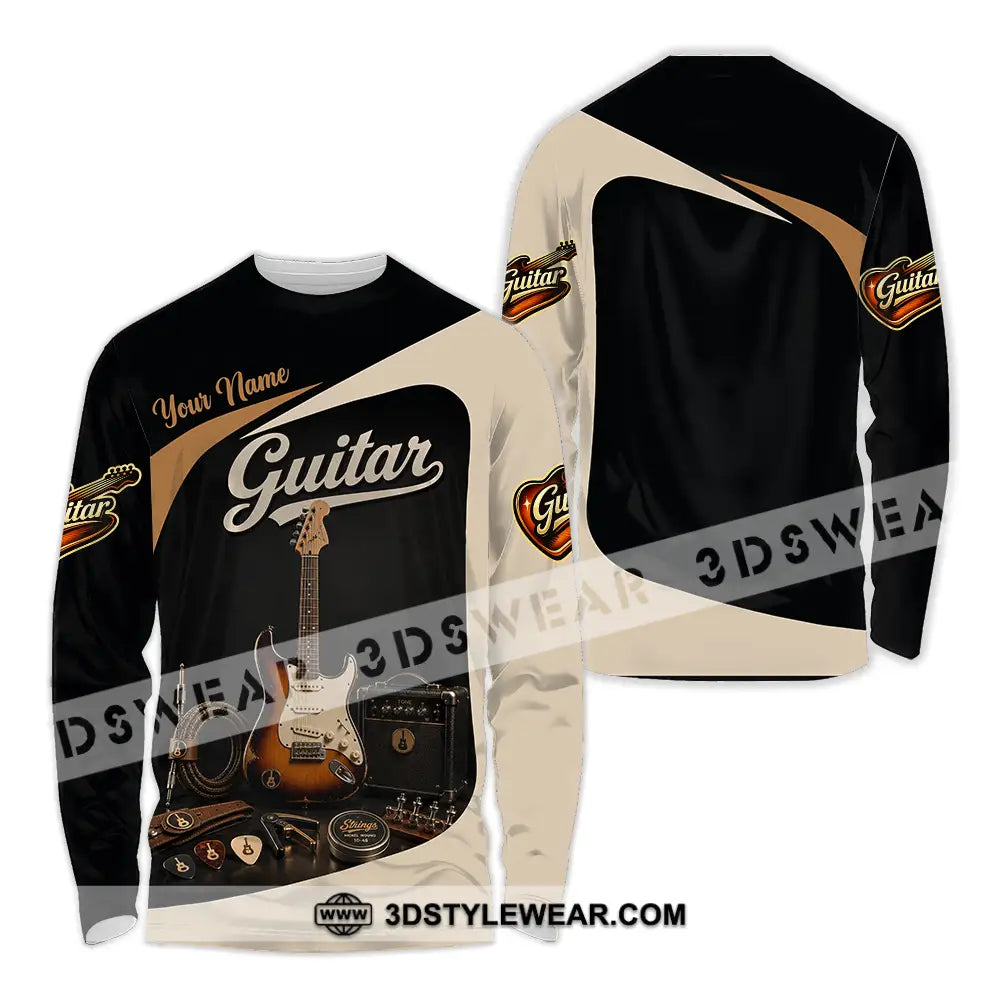 Unisex Shirt - Custom Guitar Shirt - Long Sleeve Shirt / S - T-shirt