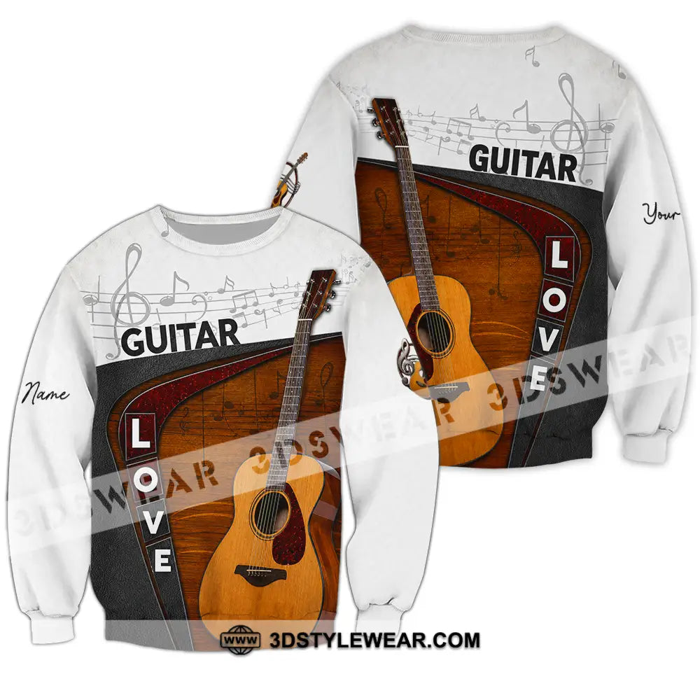 Unisex Shirt - Custom Guitar Shirt - Long Sleeve / S - T-shirt
