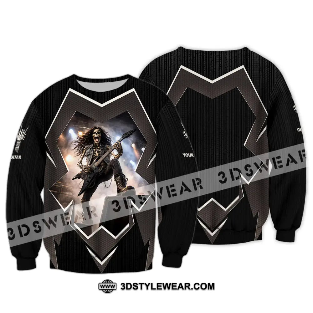 Unisex Shirt - Custom Guitar Shirt - Long Sleeve / S - T-shirt
