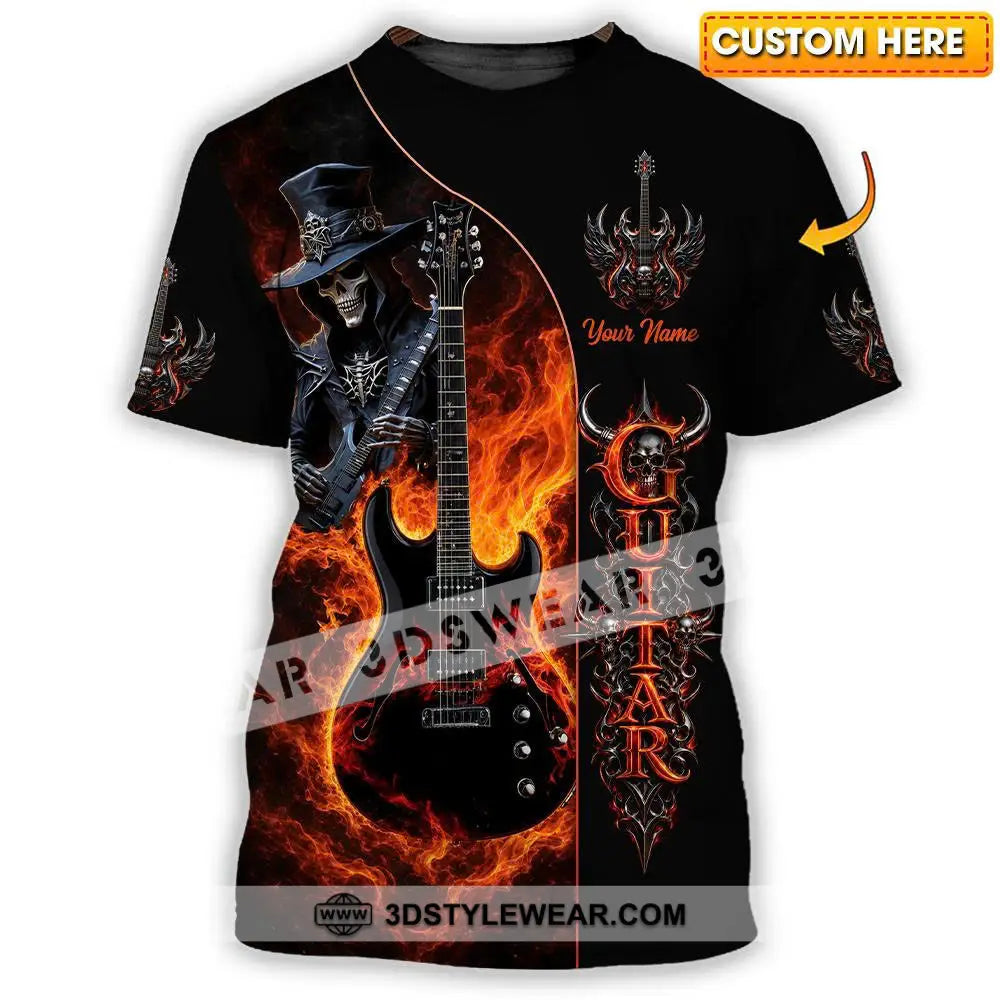 Unisex Shirt - Custom Guitar Shirt - T-shirt