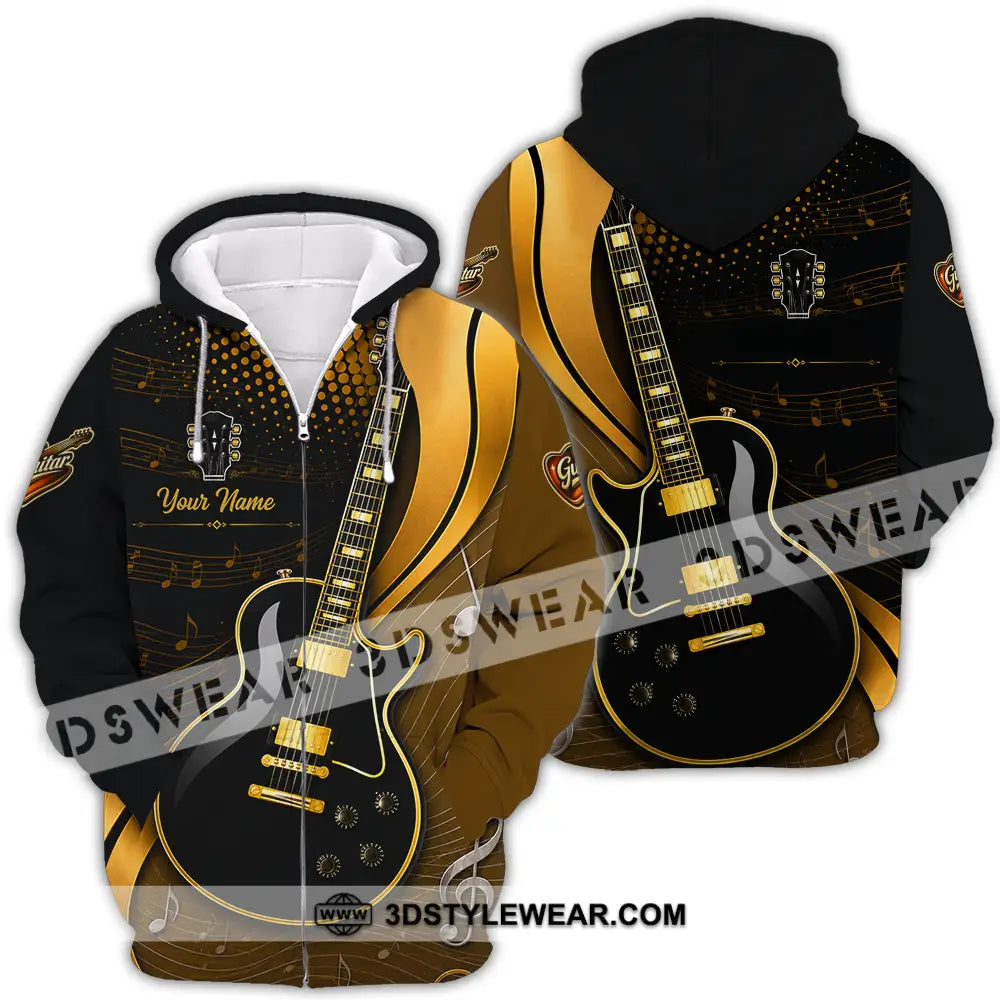 Unisex Shirt - Custom Guitar Shirt - Zipper Hoodie / S - T-shirt