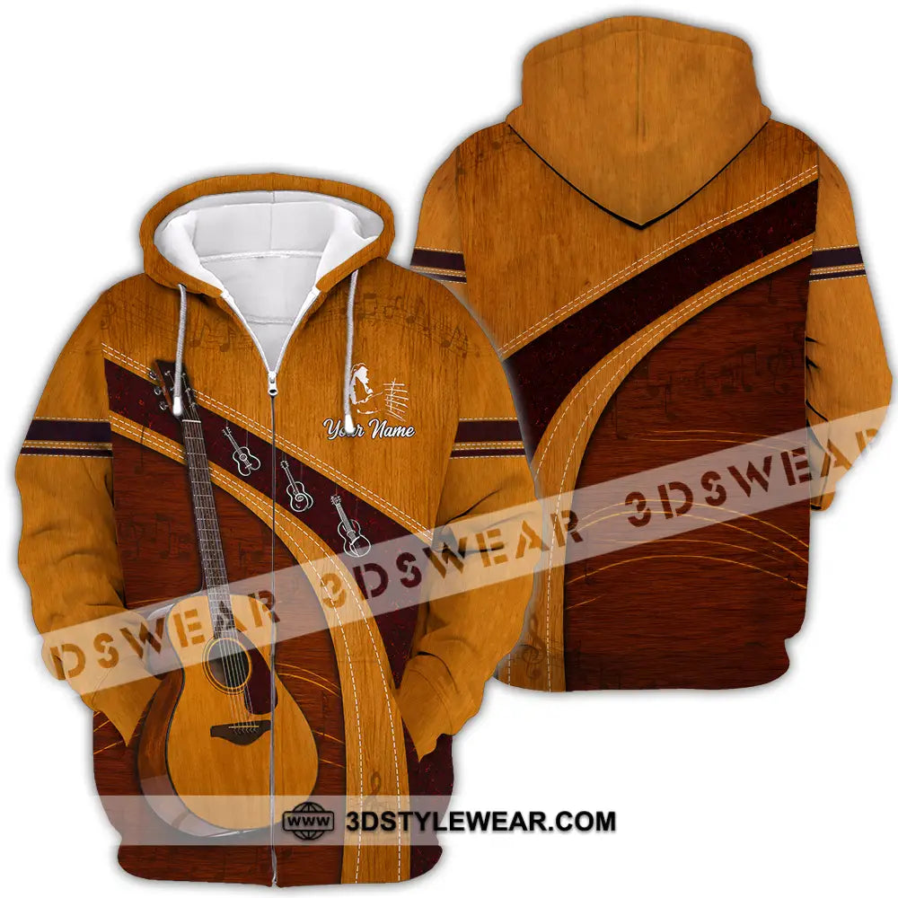 Unisex Shirt - Custom Guitar Shirt - Zipper Hoodie / S - T-shirt